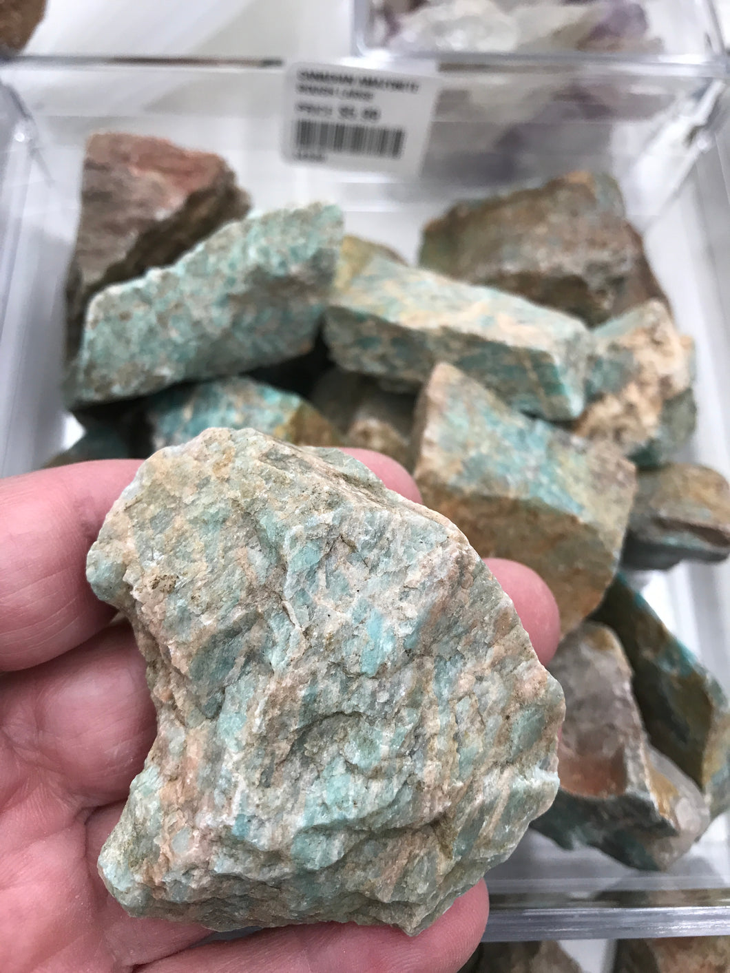 CANADIAN AMAZONITE ROUGH