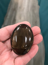 Load image into Gallery viewer, SMOKY QUARTZ GALLET/PALM STONE
