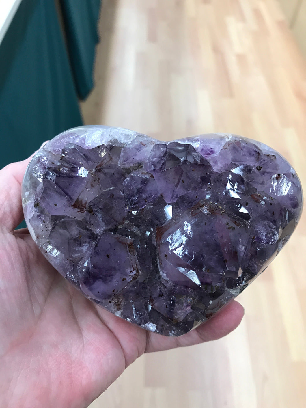 AMETHYST CLUSTER HEART