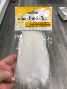 GOOSE FEATHER WHITE