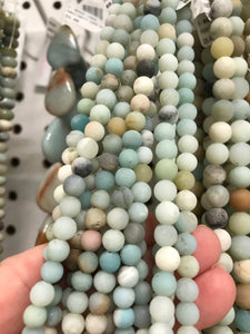 Amazonite Matte Round