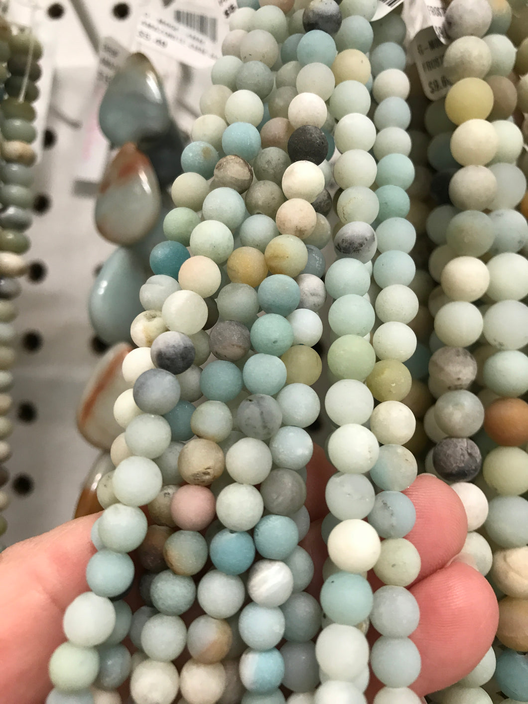 Amazonite Matte Round