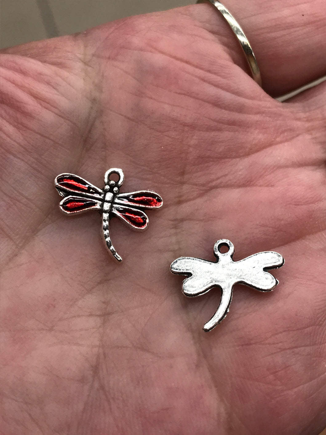 ENAMEL CHARM DRAGONFLY