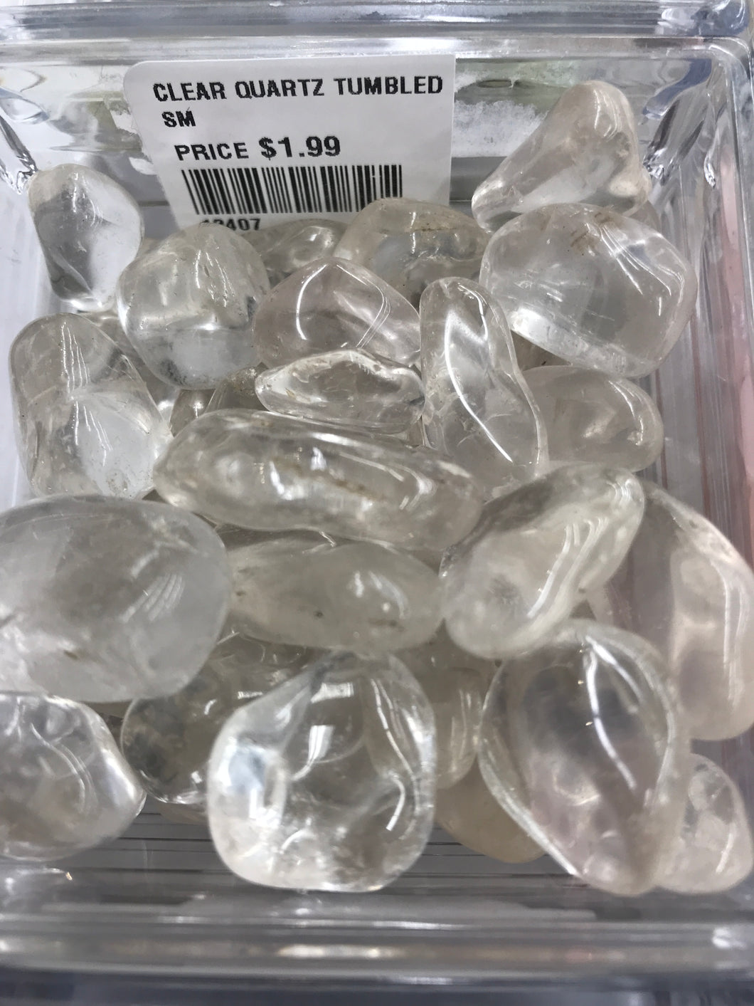CLEAR QUARTZ TUMBLED