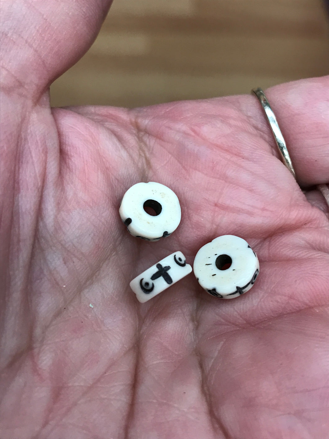 HAND MADE BONE BEADS