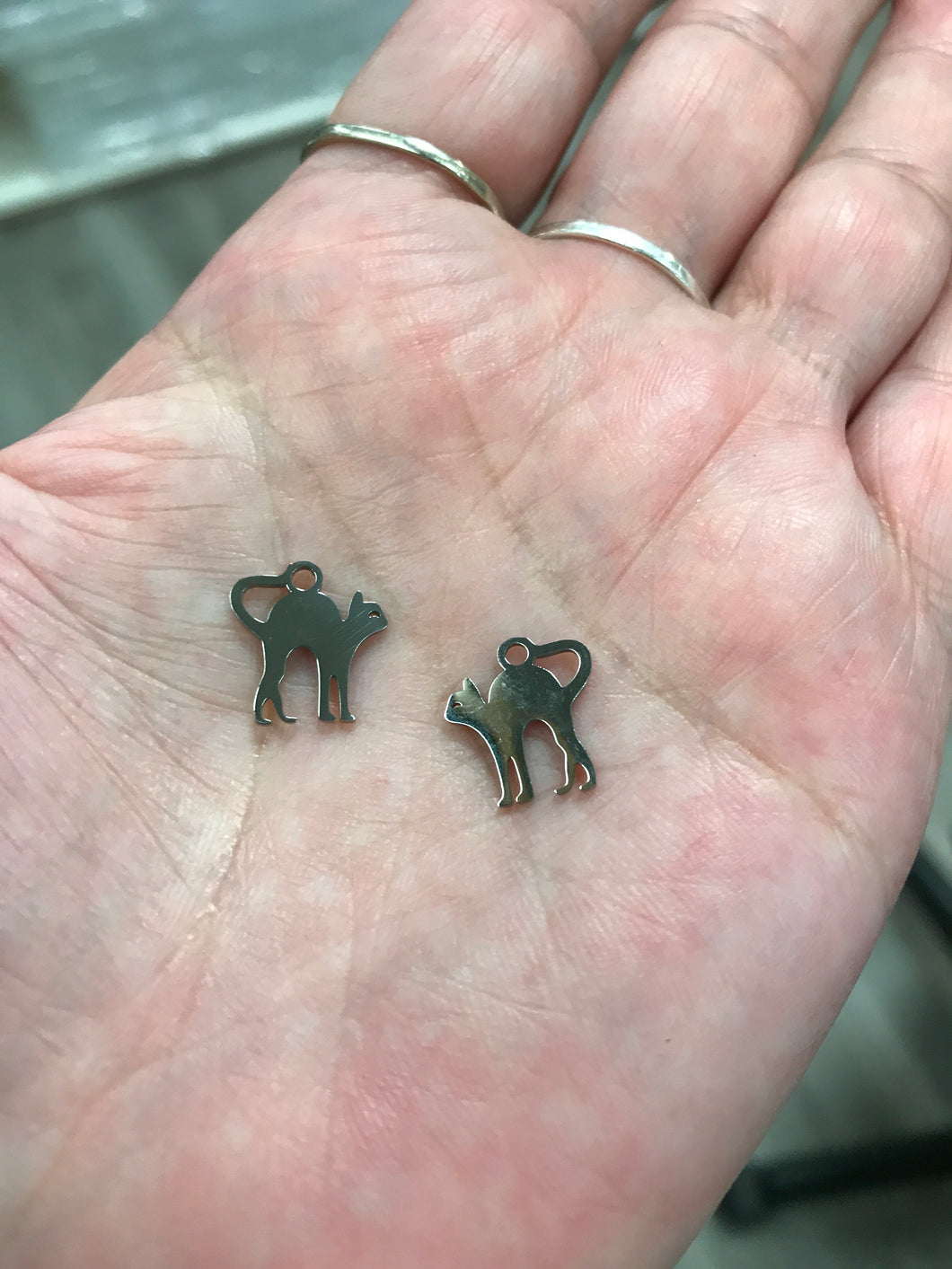304 STAINLESS CAT CHARM