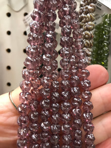 FANCY GLASS BEAD 6MM
