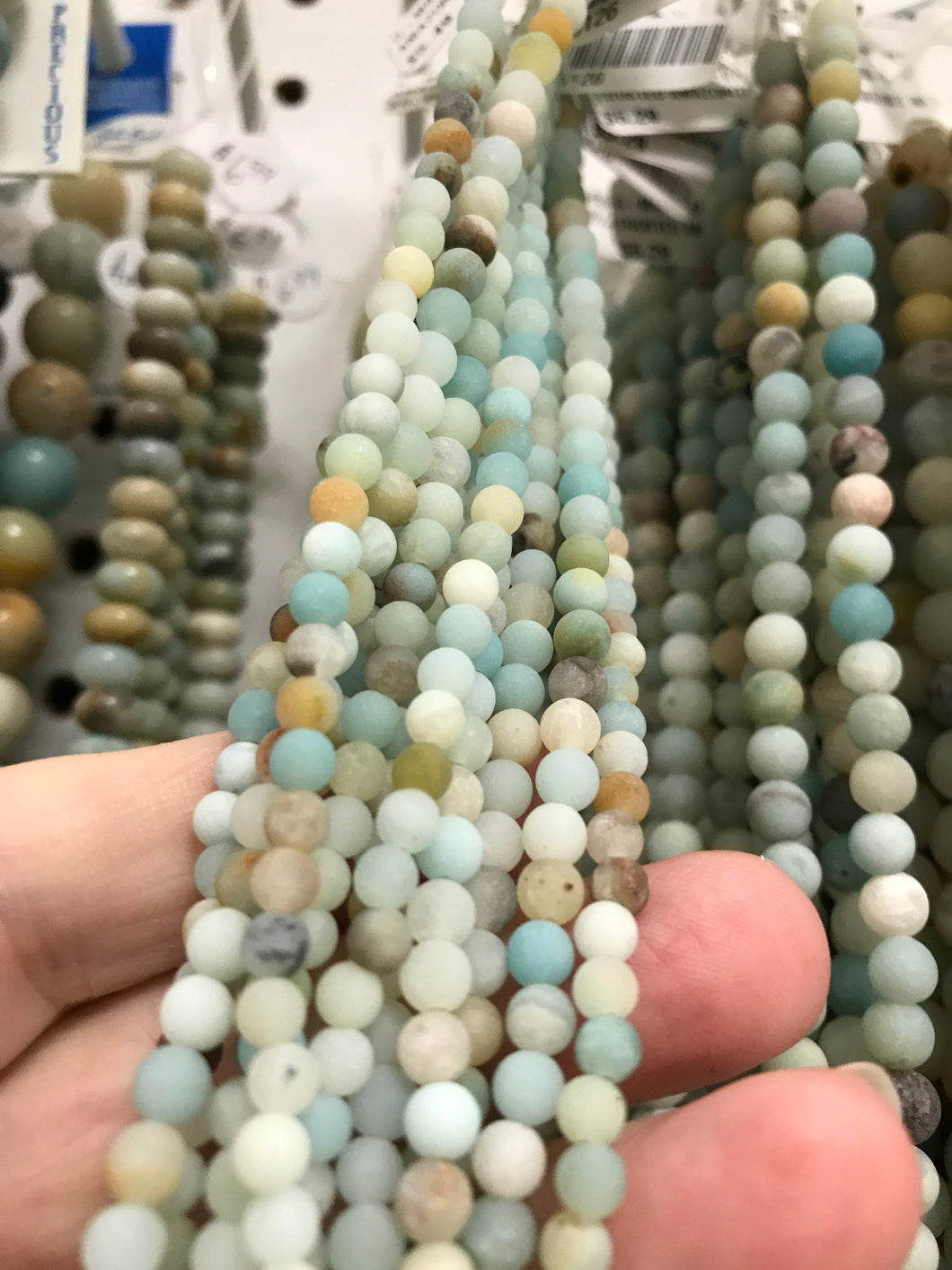 AMAZONITE MATTE 4MM