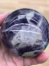 Load image into Gallery viewer, AMETHYST CHEVRON SPHERE
