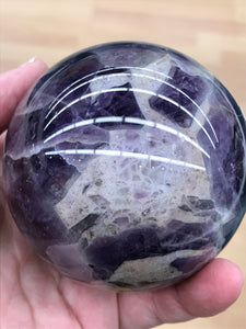 AMETHYST CHEVRON SPHERE