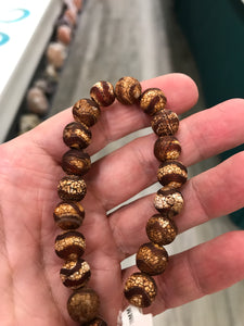 AGATE DZI BEAD 10MM