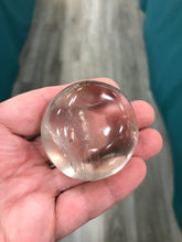 Load image into Gallery viewer, OPTIC SMOKY QUARTZ GALLET/PALM STONE
