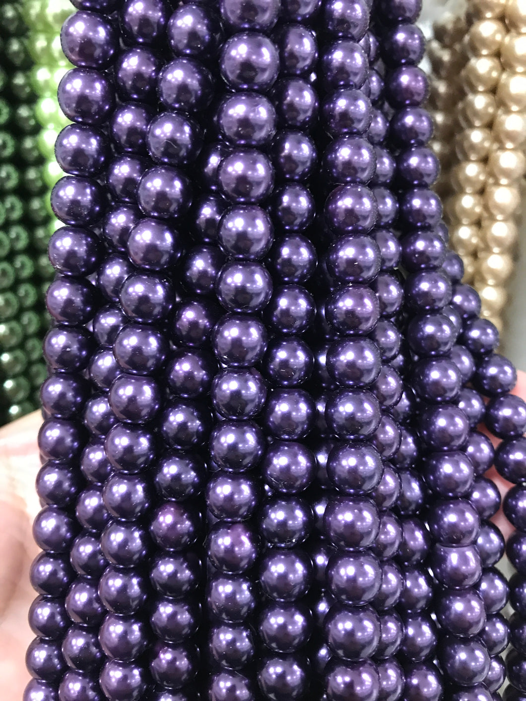 GLASS PEARL 8MM