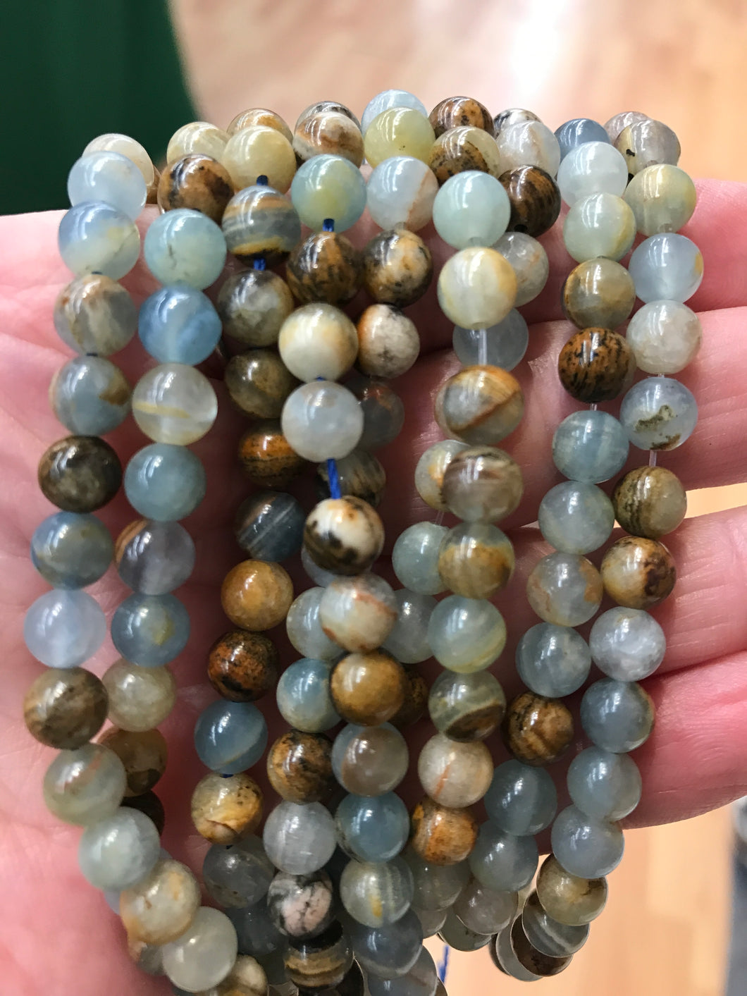 BLUE CALCITE 6MM
