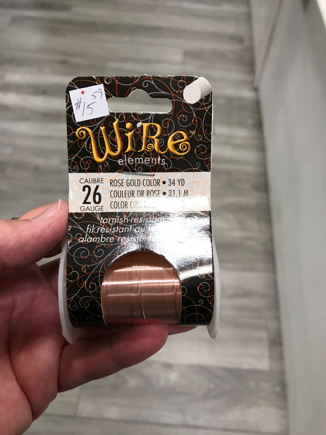 WIRE ROSE GOLD 26G