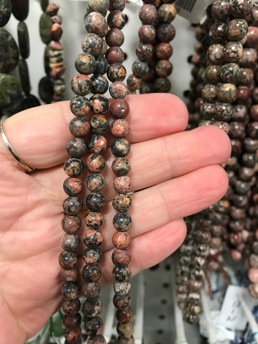 LEOPARD SKIN JASPER 6MM