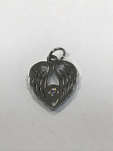 316 STAINLESS WINGS CHARM