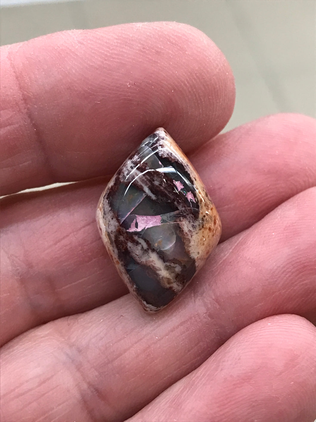 MEXICAN MATRIX OPAL CABOCHON 22X15.5X7MM