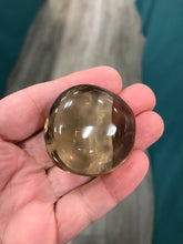 Load image into Gallery viewer, SMOKY QUARTZ GALLET/PALM STONE
