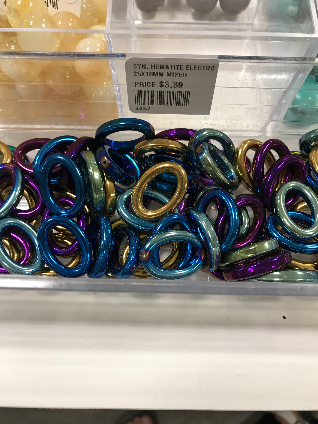 SYN. HEMATITE ELECTROPLATED MIXED