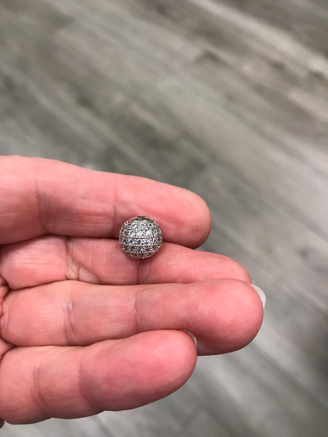 MICRO PAVE ROUND BEAD