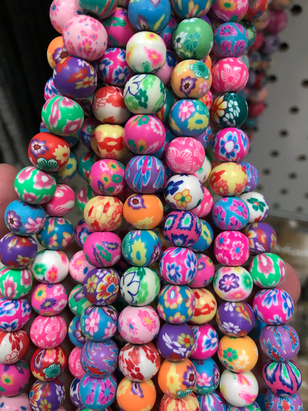 CLAY BEADS 10MM