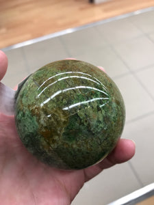 CHRYSOPRASE SPHERE 285G 61MM MADAGASCAR