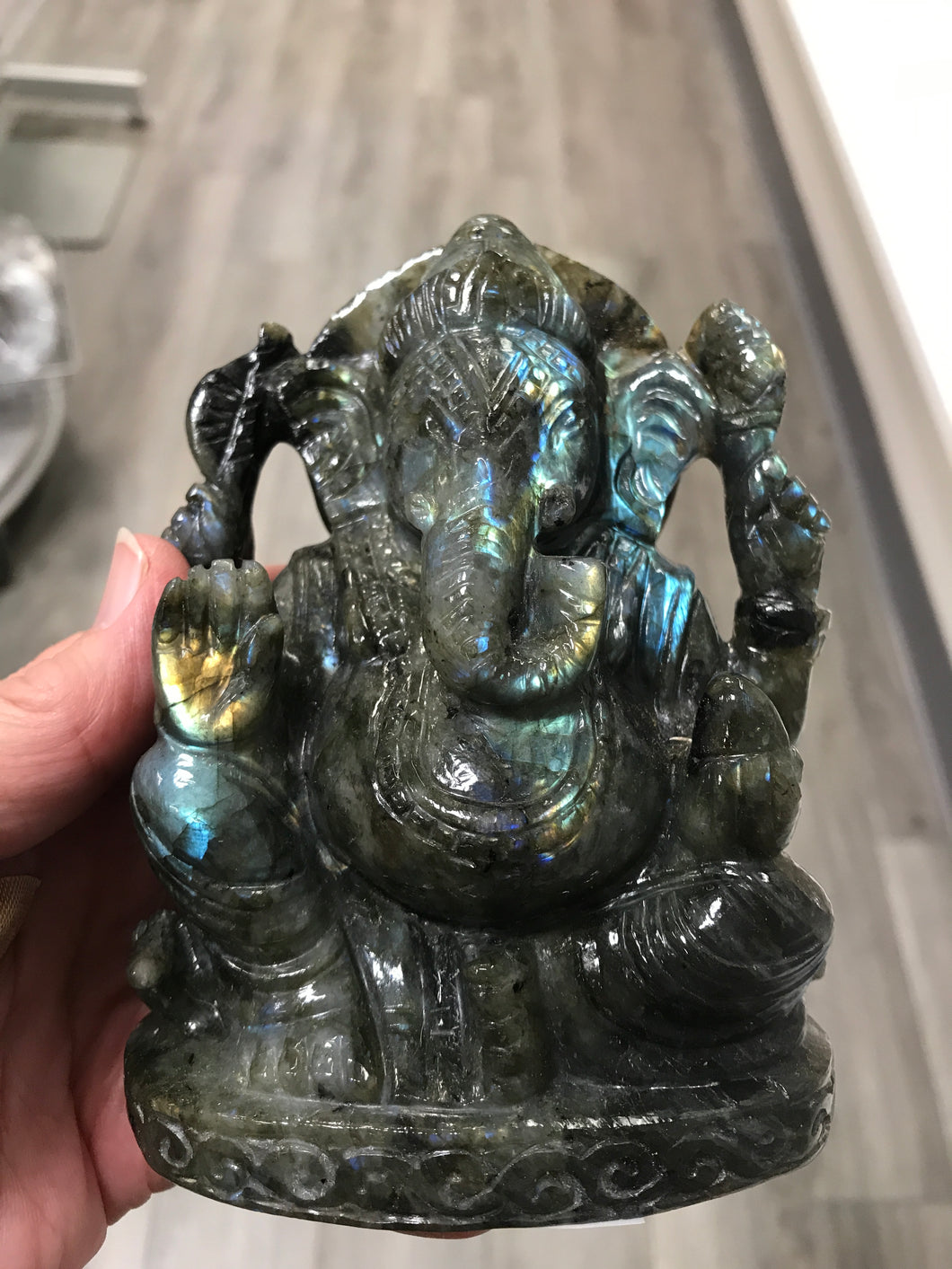 LABRADORITE GANESH