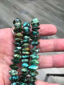 AFRICAN TURQUOISE FACETED NUGGET