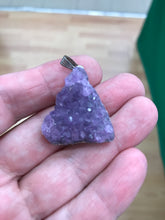Load image into Gallery viewer, AMETHYST CLUSTER PENDANT
