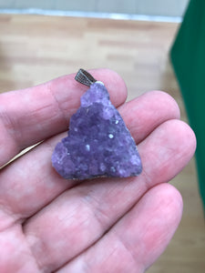 AMETHYST CLUSTER PENDANT