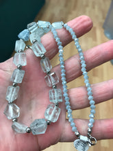 Load image into Gallery viewer, AQUAMARINE NECKLACE 17&quot;
