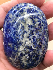 LAPIS LAZULI PALM STONE 159G 69X496MM