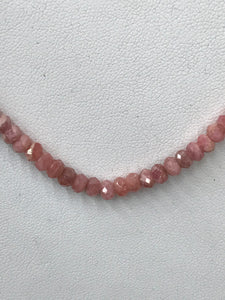 RHODOCHROSITE NECKLACE 18"