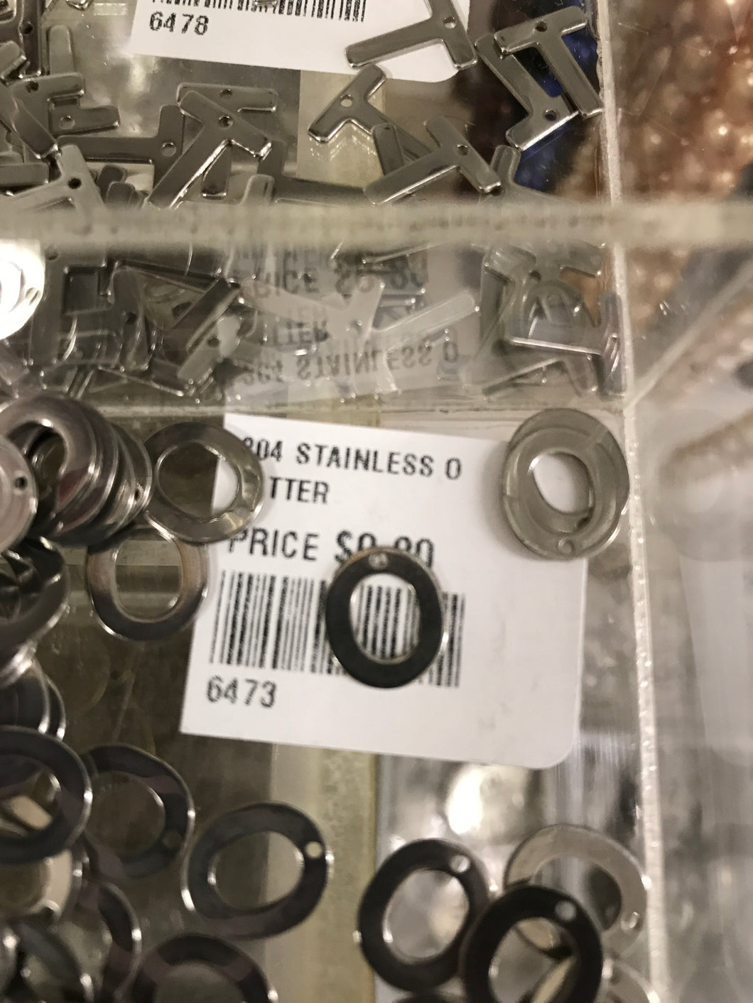 304 STAINLESS LETTER 'O'