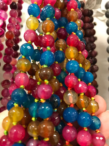 AGATE FACETED 8MM