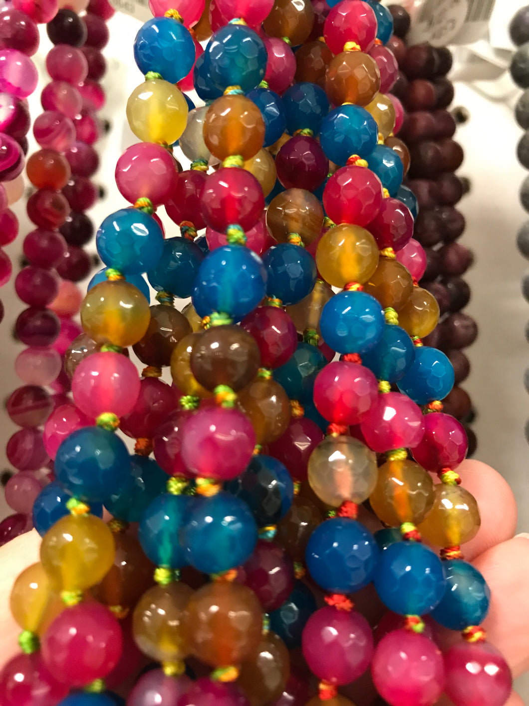 AGATE FACETED 8MM