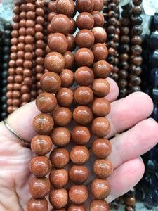 Goldstone Red Round