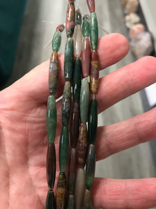INDIAN AGATE RICE 24X6MM
