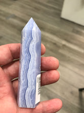 Load image into Gallery viewer, BLUE LACE AGATE POINT

