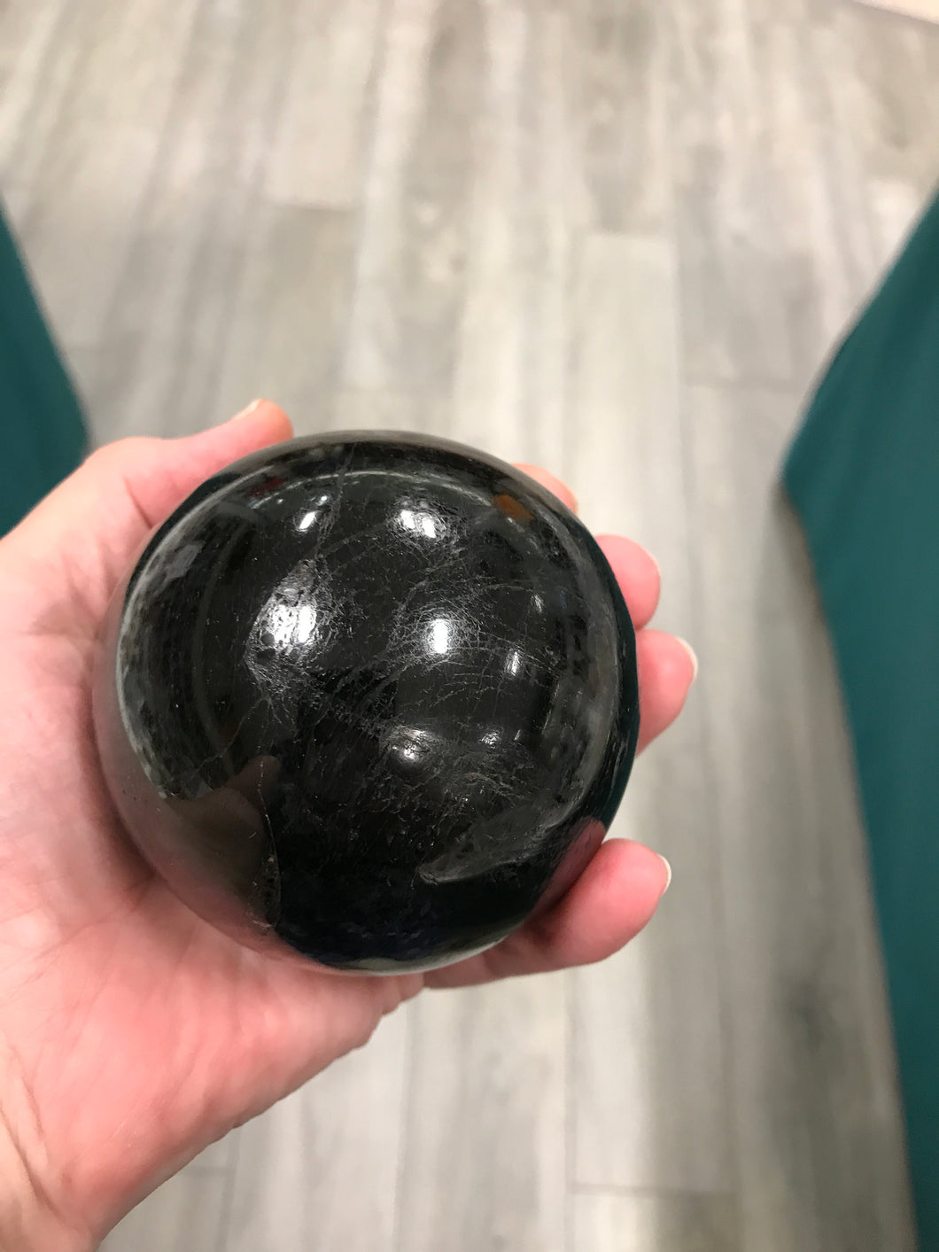 BLACK TOURMALINE SPHERE