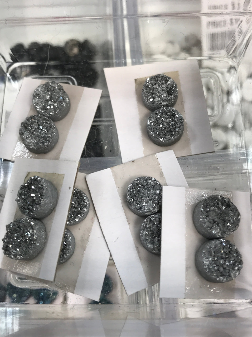 ELECTROPLATED DRUZY CABOCHON