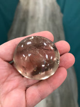 Load image into Gallery viewer, OPTIC SMOKY QUARTZ GALLET/PALM STONE
