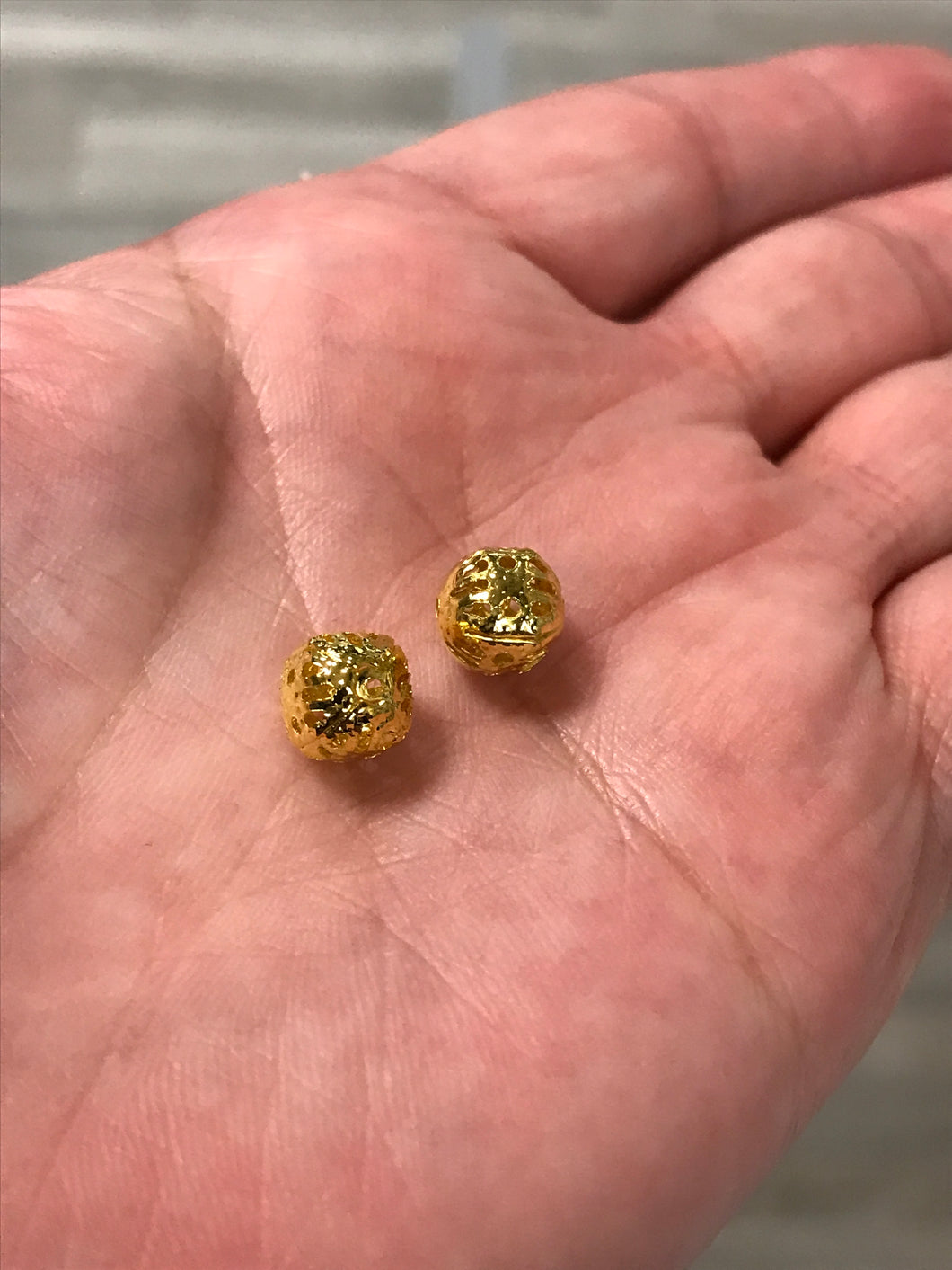 IRON FILIGREE BEAD