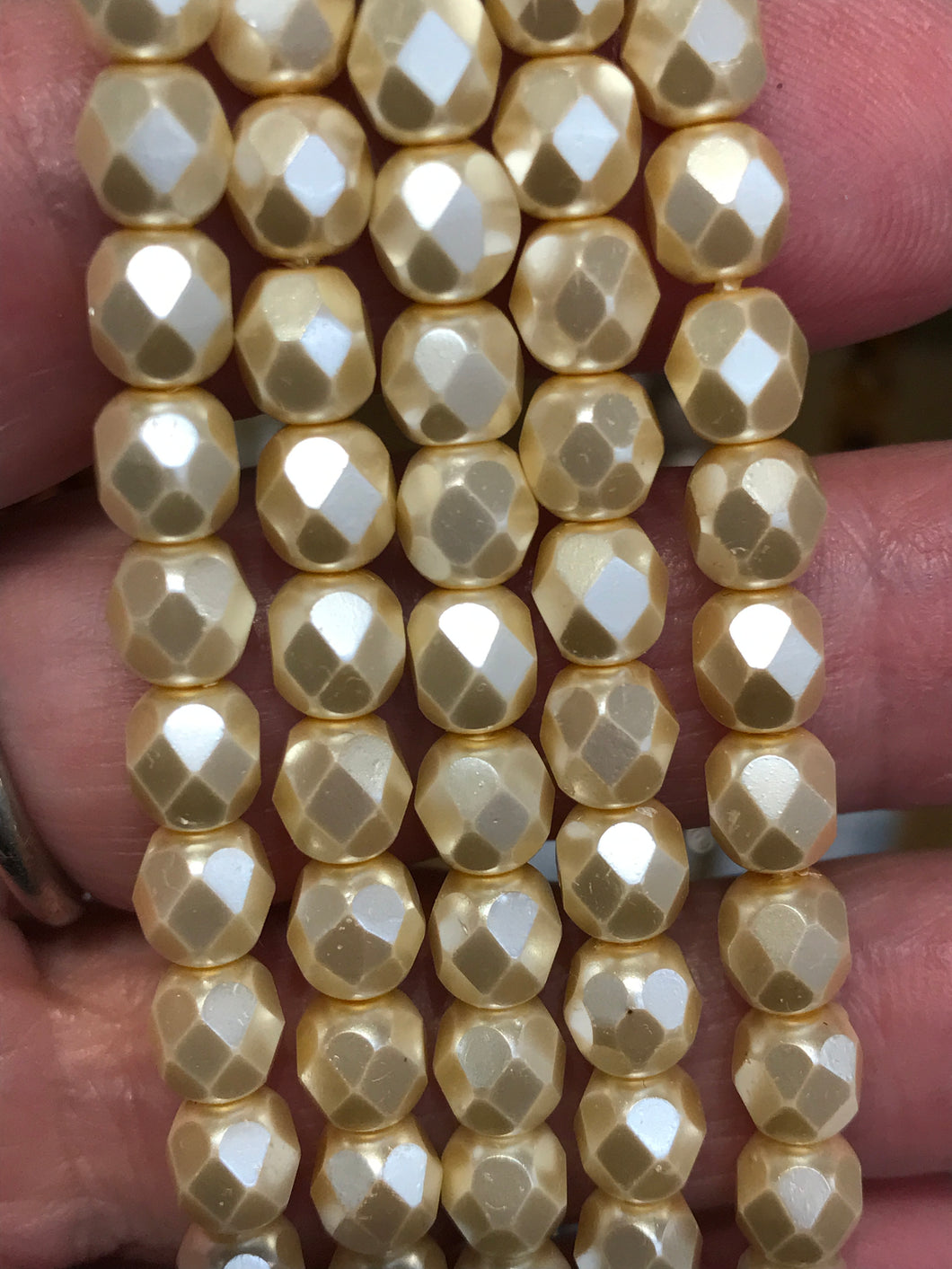 CZECH FIRE POLISHED CRYSTAL 6MM