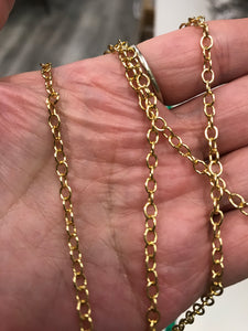 18K GOLD PLATED BRASS CHAIN