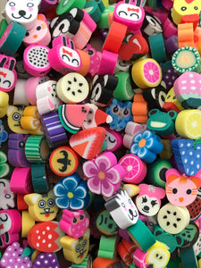 POLYMER CLAY 7-14X7-14X4-16MM