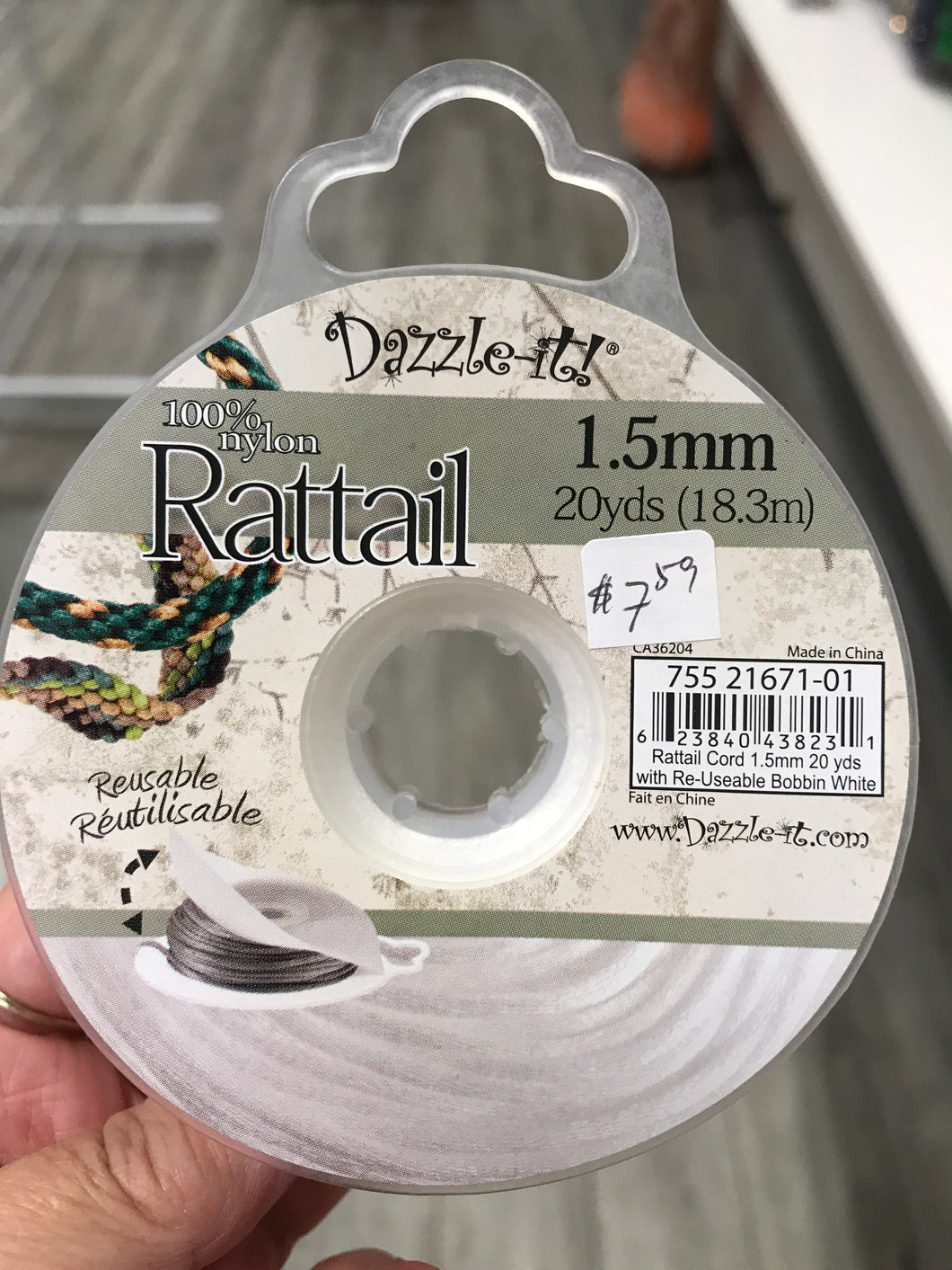 RATTAIL 1.5MM