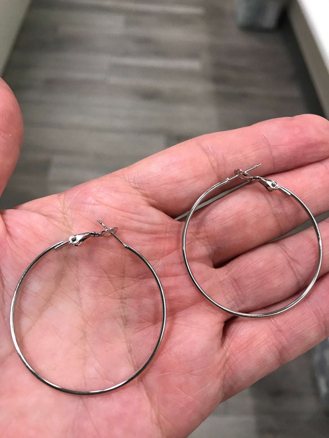 BRASS EARRING HOOP