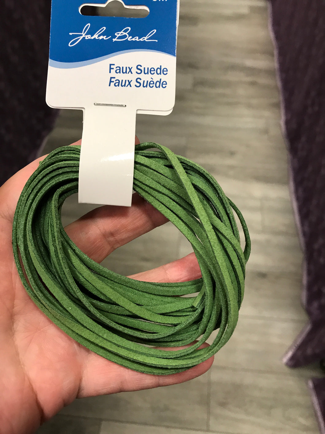 FAUX SUEDE EMERALD